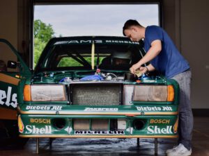DTM-1992-Deutsche-Tourenwagen-Meisterschaft-Kurt-Thiim-Roland-Asch-Zakspeed-Mercedes-Benz-190E-2.5-16-tst-sport-und-technik-Rennwagen-Manufaktur