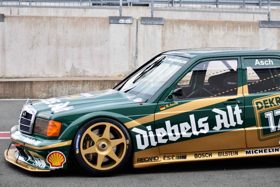 DTM-1992-Deutsche-Tourenwagen-Meisterschaft-Kurt-Thiim-Roland-Asch-Zakspeed-Mercedes-Benz-190E-2.5-16-tst-sport-und-technik-Rennwagen-Manufaktur